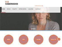 Tablet Screenshot of eva-habermann.com